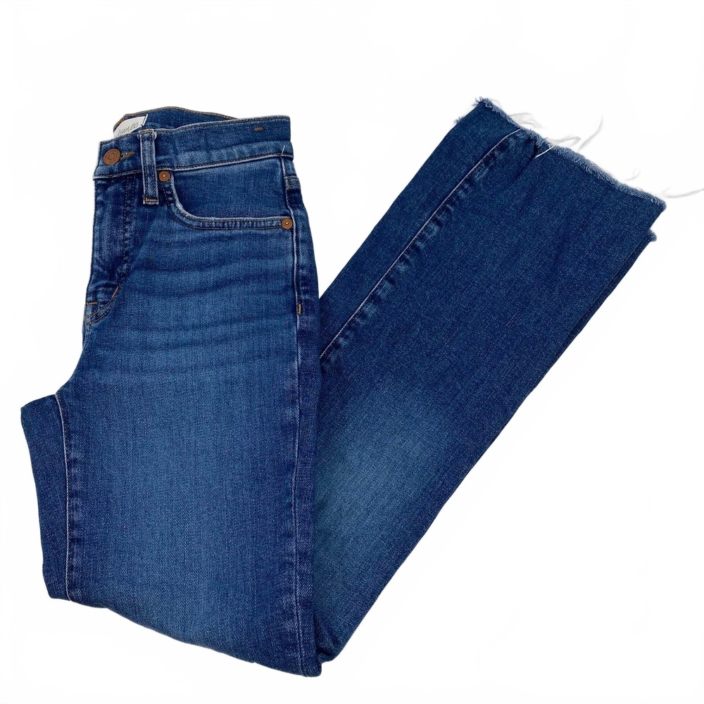 Madewell Blue Boot Cut Jeans | Women’s Regular 00 Mid Rise Kick Out